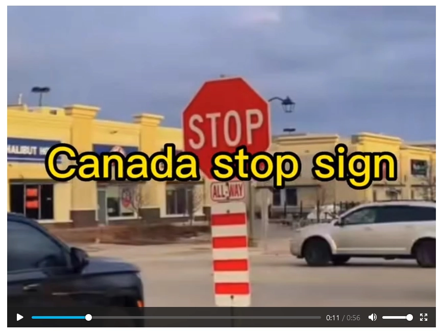 stop signs canada