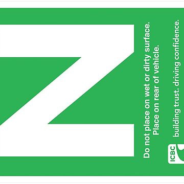 Z sign is really N sideways
