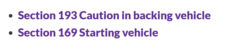 CRASH 21 of 33: Reversing from a parking spot and reversing in lane