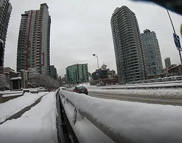 dunsmuir overpace heavy snow covered